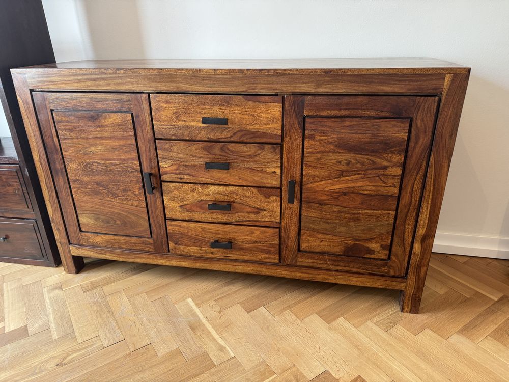 Solidna komoda z palisandru 150cm