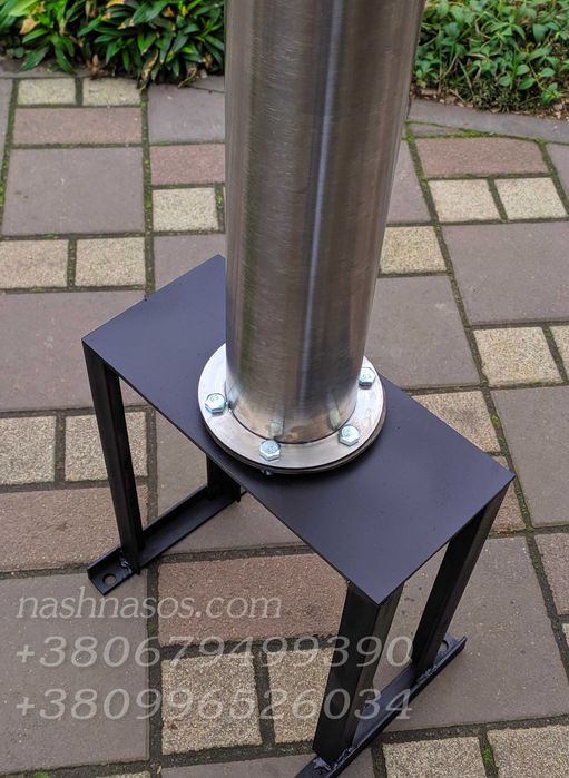 Ручний насос колонка для води купити в Україні. Комплект з підставкою