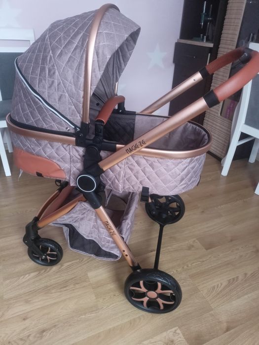 Nowy wózek wielofunkcyjny 3w1 gondola spacerówka fotelik samochodowy