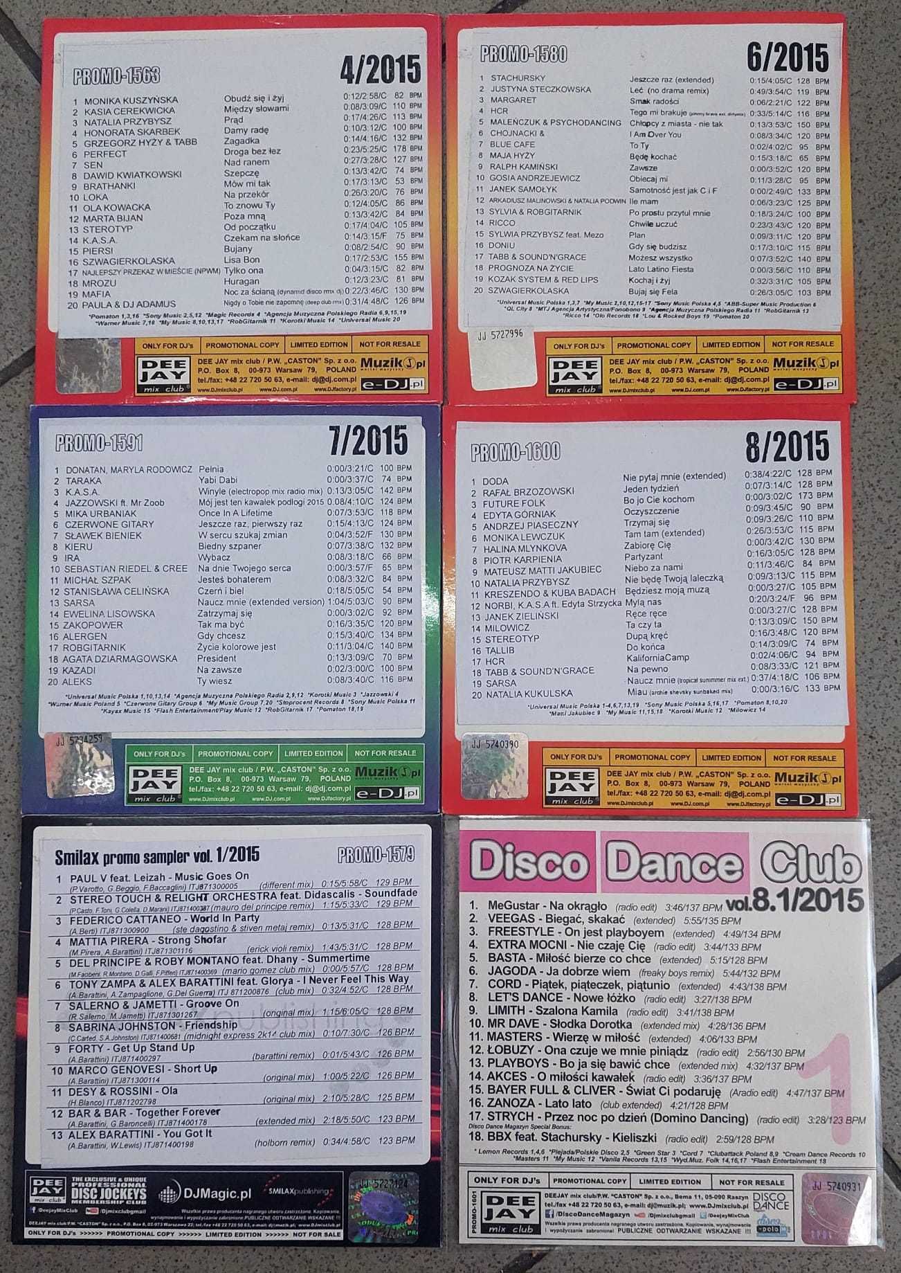 DJMC Dee Jay mix club oryginał CD legal muzyka składanka zagr pol 2015