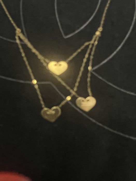 Lancuszek serduszka cudo zloto 585