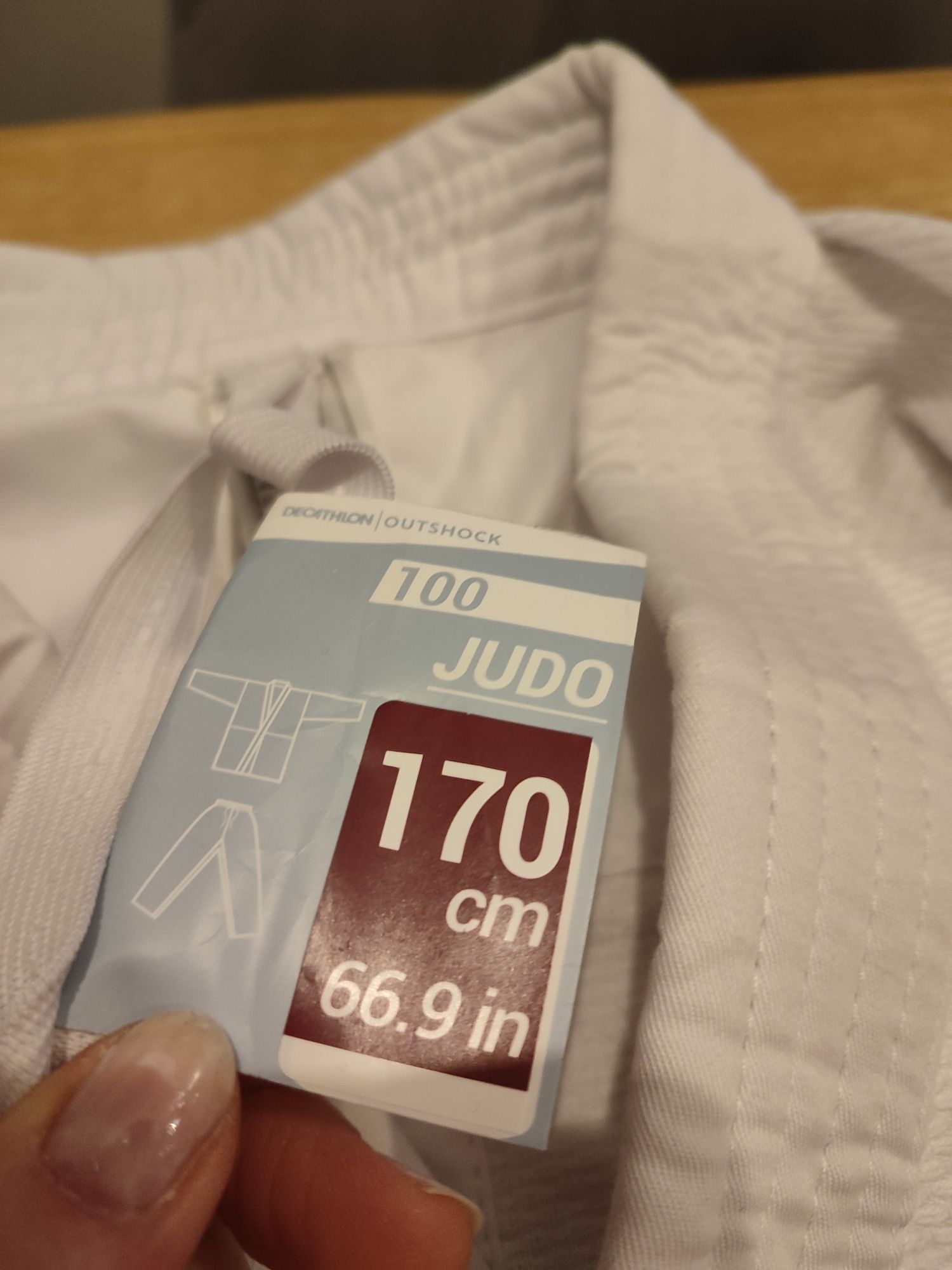 Kimono do judo 170 / aikido Outshock 100  + pas biały