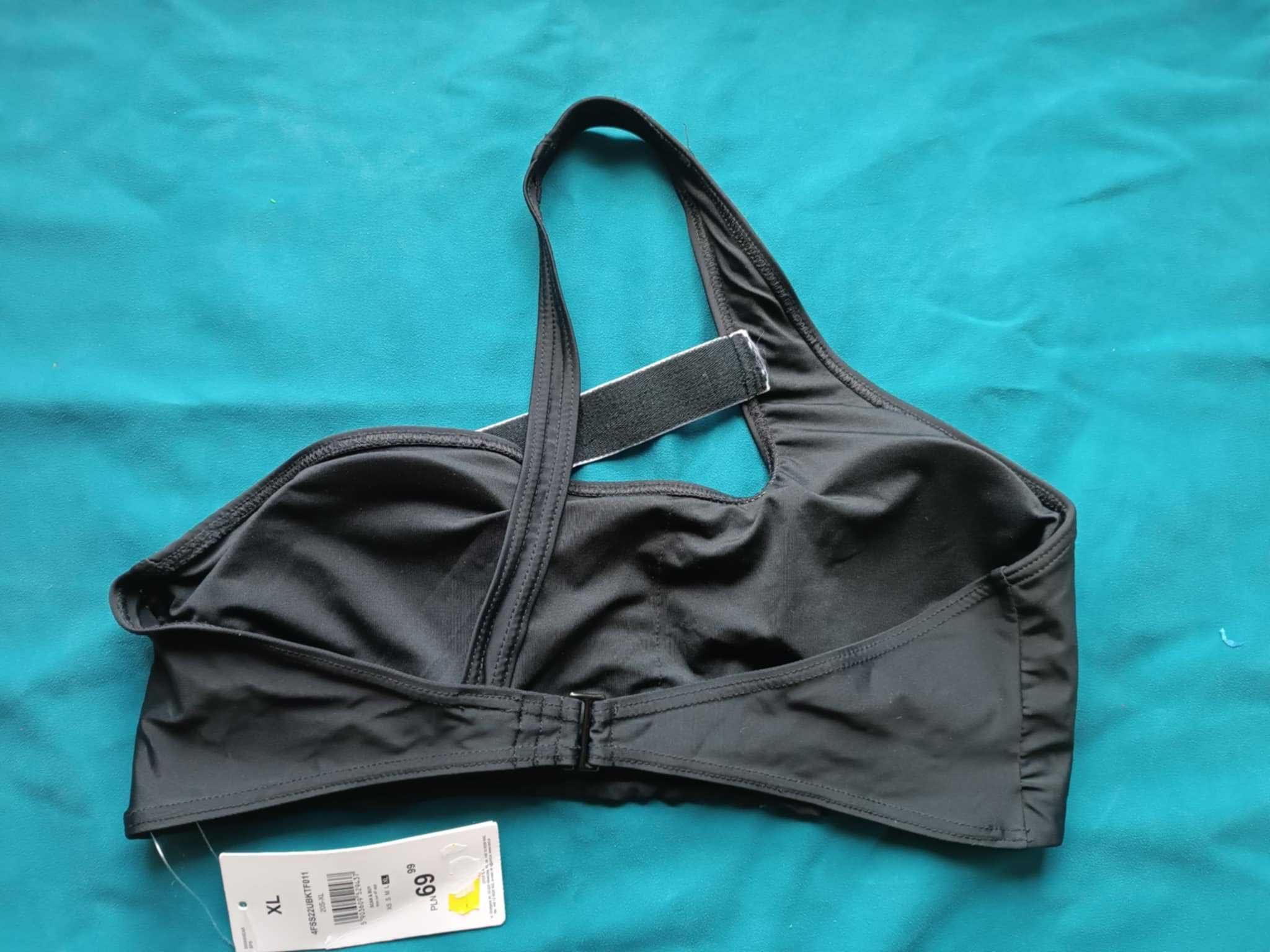 Stanik do stroju nowy z metkami asymetryczny log - XL miska D,E- "4F"