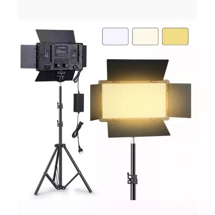 Лампа відеосвітло LED CH U800 29x17 cm 960 Lights 3200K-6500K Remote
