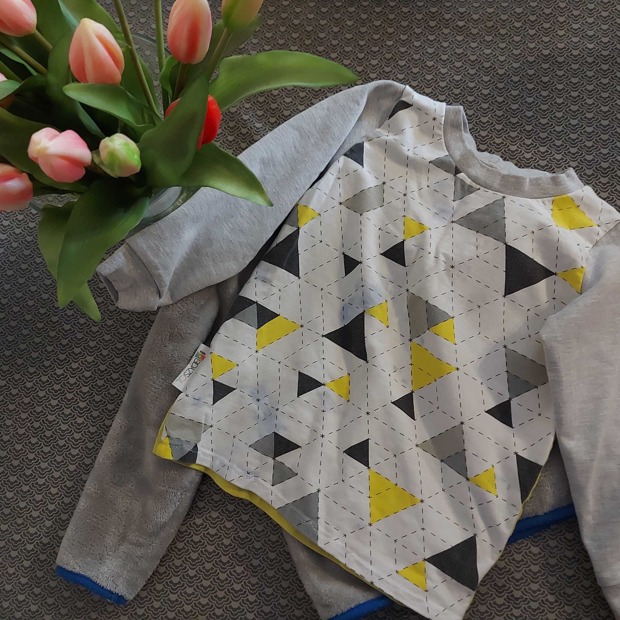 Zestaw ubrań rozmiar 92 - bluza, polar - dla chłopca ZESTAW1