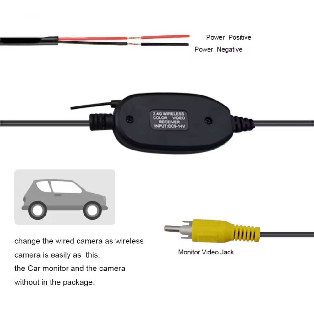 Camera traseira auto wifi sem fios facil instalação