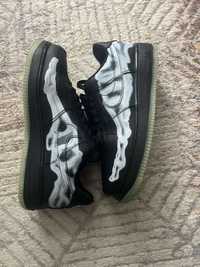 Nike air force 1 low skeleton black