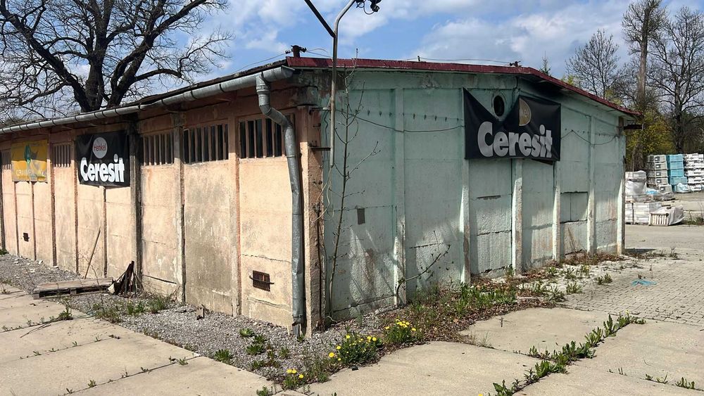 Hala z płyt betonowych - do rozbiórki