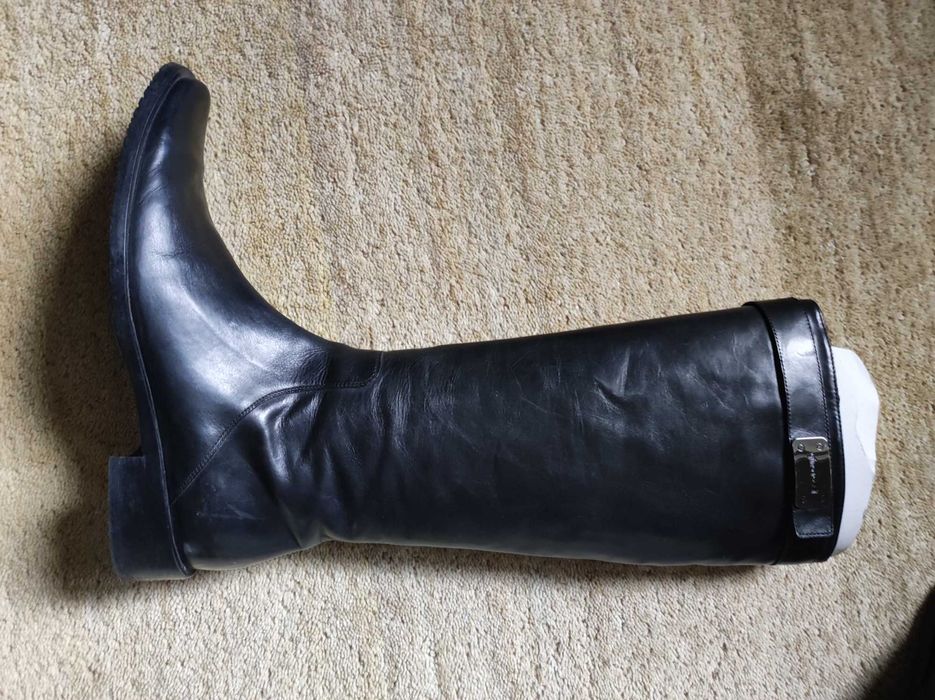 Kozaki z cielęcej skóry rozm. 39 czarne Gino Rossi