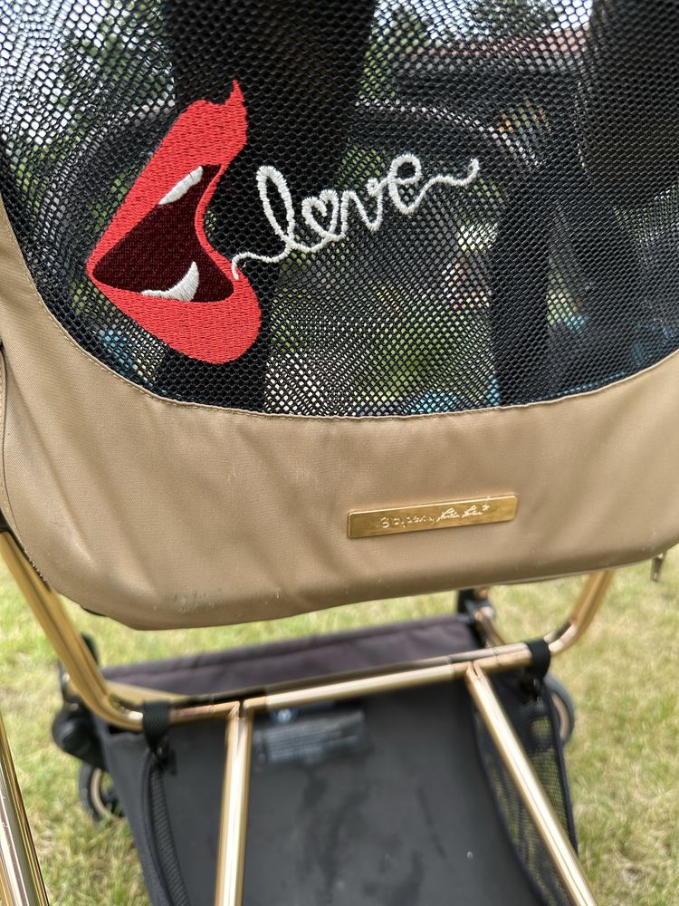 Cybex mios karolina kurkova złoty wózek dzieciecy