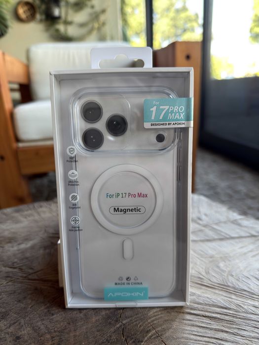Capa / Case Premium Transparente com MagSafe para Iphone 17 Pro Max