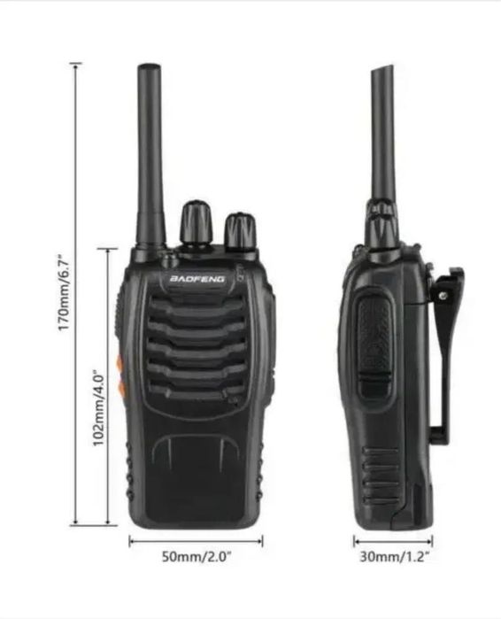 Новый комплект раций 2 шт Baofeng.