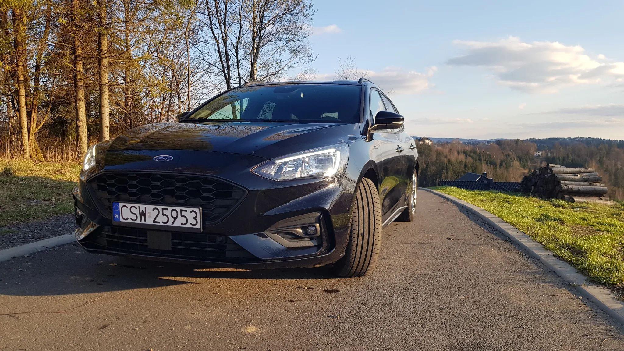 Ford Focus stan bdb hybryda st line kamera servis aso najtaniej