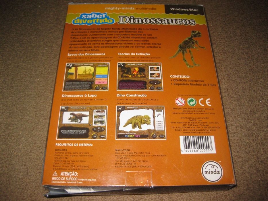 2 Packs “Saber Divertido” Época Medieval e Dinossauros/Embalado!