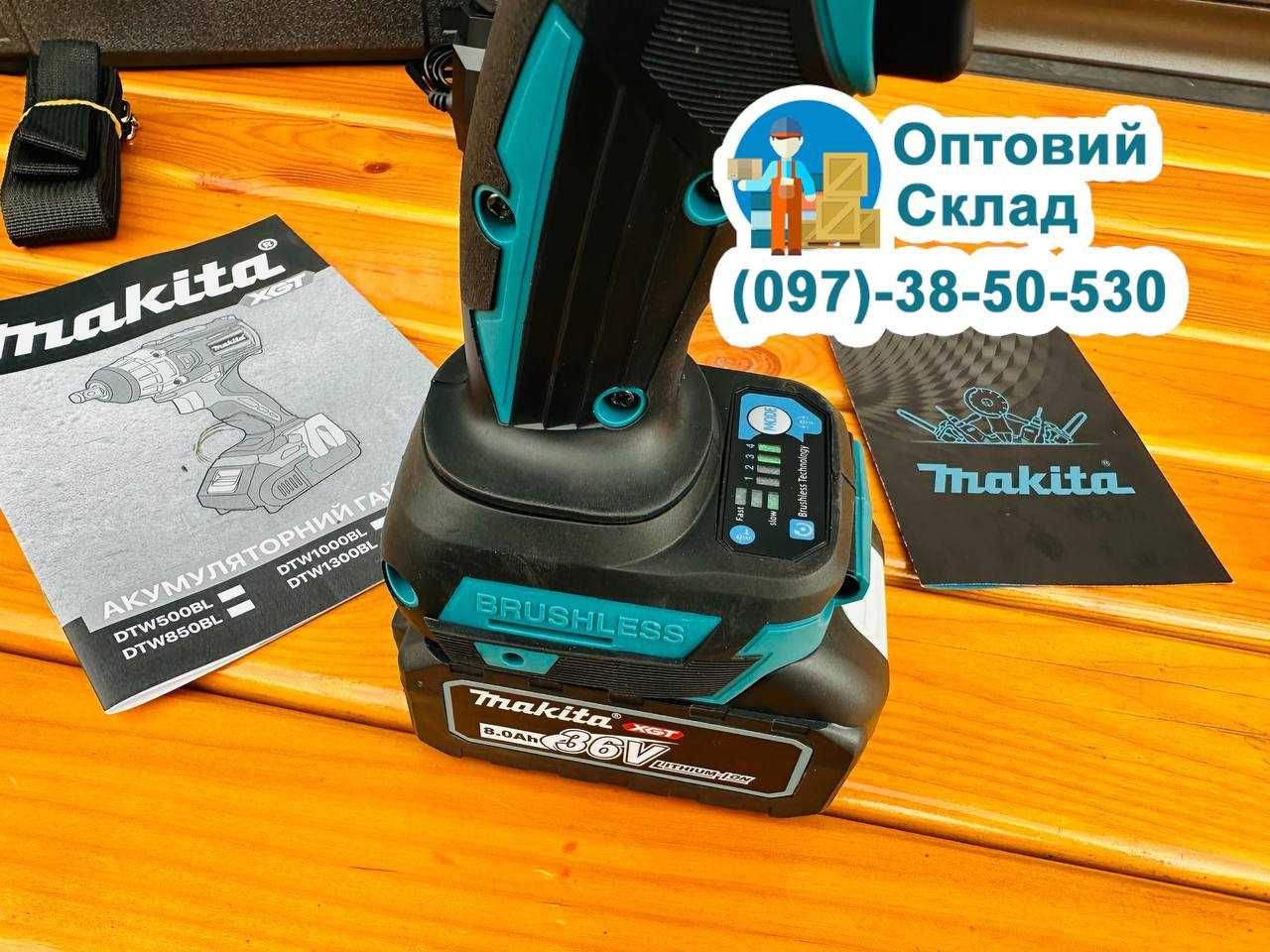 Гайковерт Makita DTW500XGT Ударний Акумуляторний З набором Інструменту