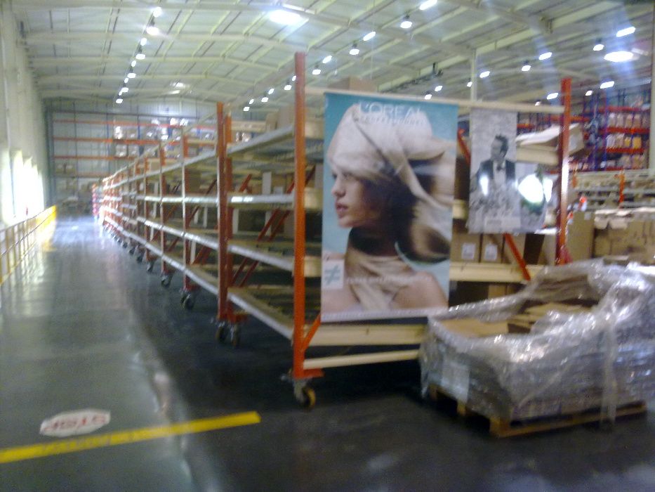 Estanteria de picking tipo carrinho