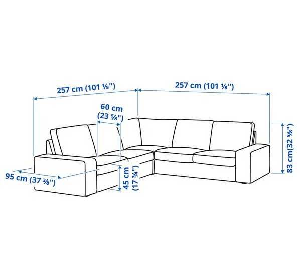 Sofá de canto Ikea Kiviv