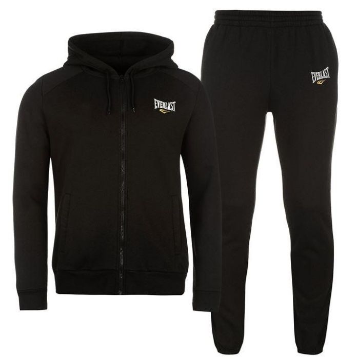 Спорт костюм Everlast Jogging Tracksuit Mens Black S
