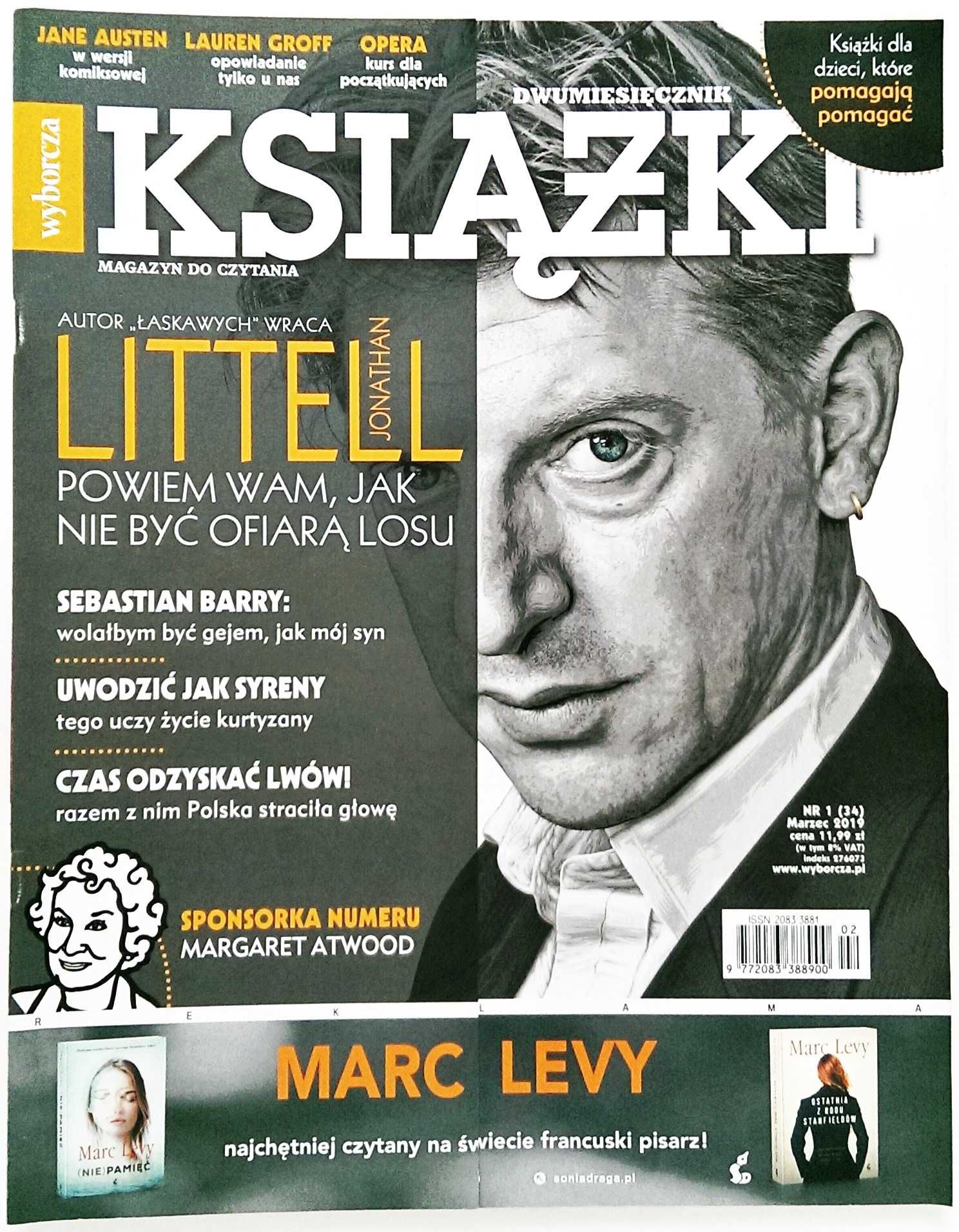 Książki. Magazyn do czytania, nr. 1 (34) marzec 2019 Jonathan Littell