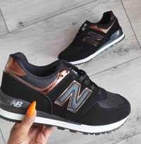 New Balance 574 czarne nowe buty damskie