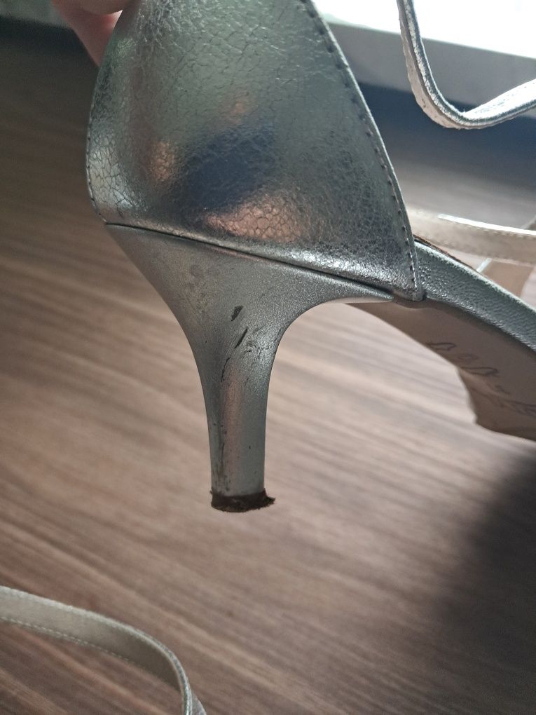 Buty ślubne Kotyl 6cm obcasie, rozm. 37