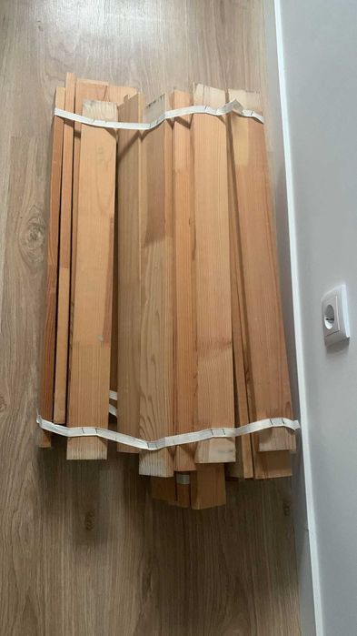 Cama branca MALM  160x200 cm + Estrado