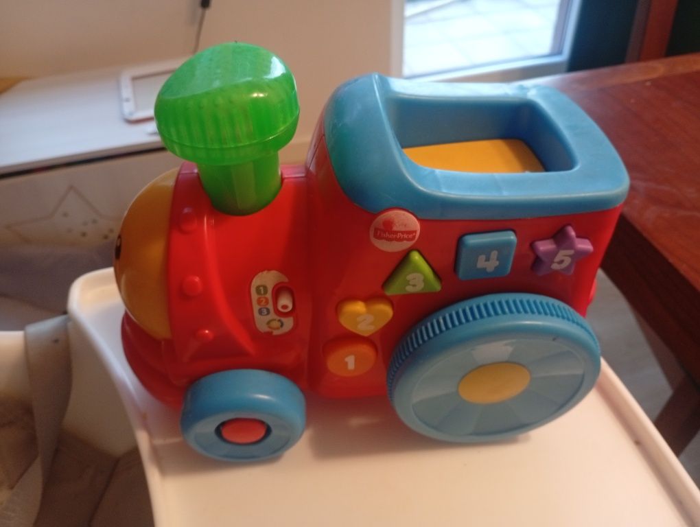 Ciuchcia pociąg fisher price zabawka interaktywna