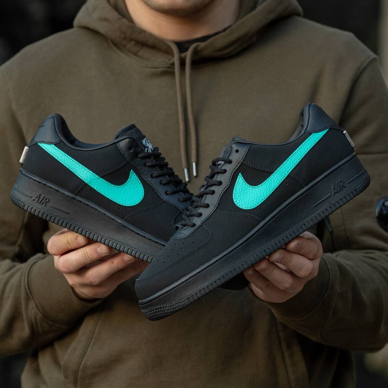 БЕЗ ПРЕДОПЛАТИ‼️ Кросівки Nike Air Force 1 x Tiffany / Найк Аир Форс