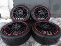 Czarne alufelgi ATT 730 cc 17 cali 5x112 VW Audi Mercedes Skoda Seat