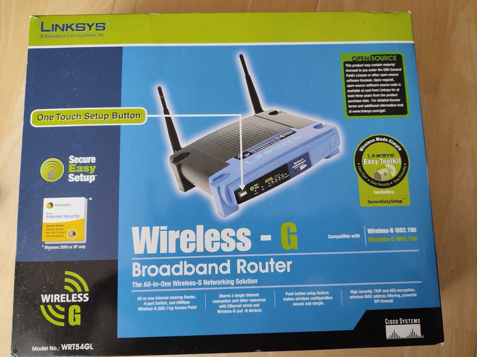 Router Linksys WRT54GL v1.1