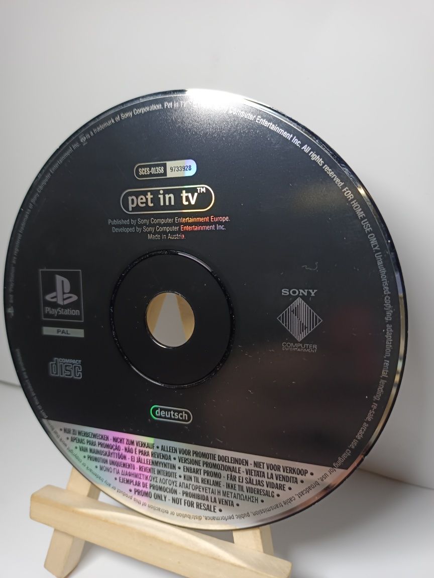 Pet in TV  Ps1 PS2 PS3 PlayStation 1 Wydanie Promo