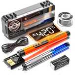 Набор: Аккумуляторный USB паяльник, паяльник с дисплеем