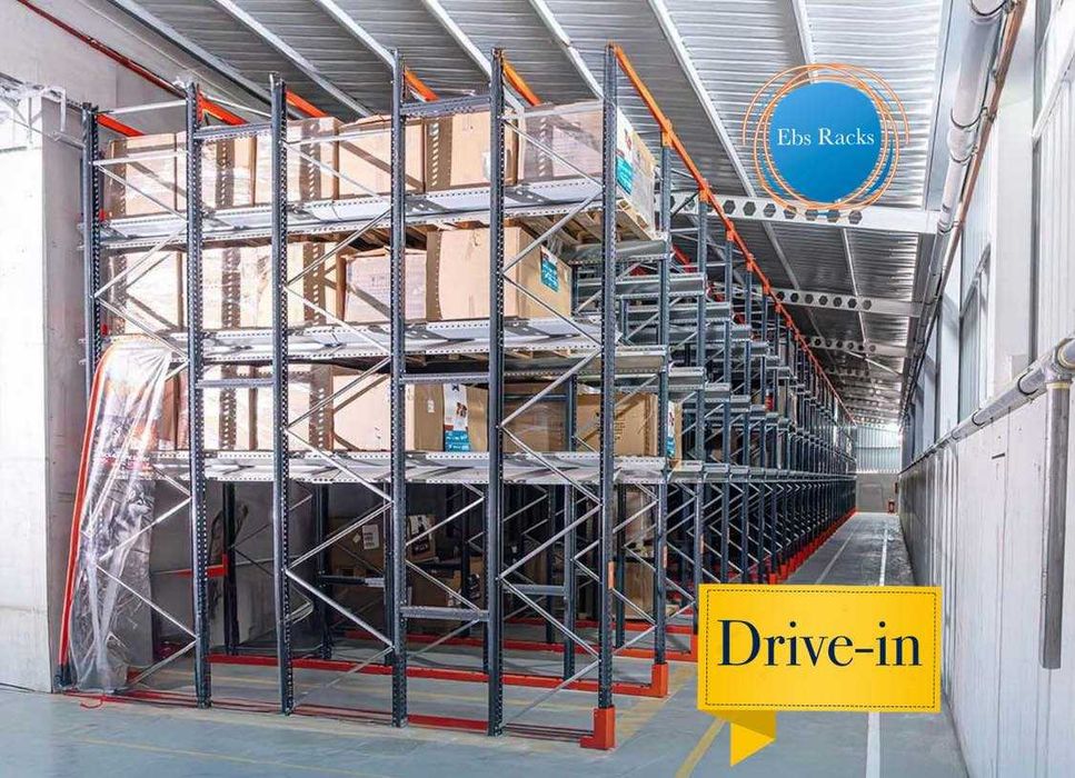 Sistemas de prateleiras Drive-In: Armazenamento Máximo, Espaço Mínimo.