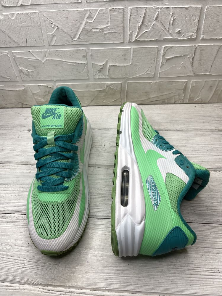 кроссовки nike air max летние зеленые 41-41.5/