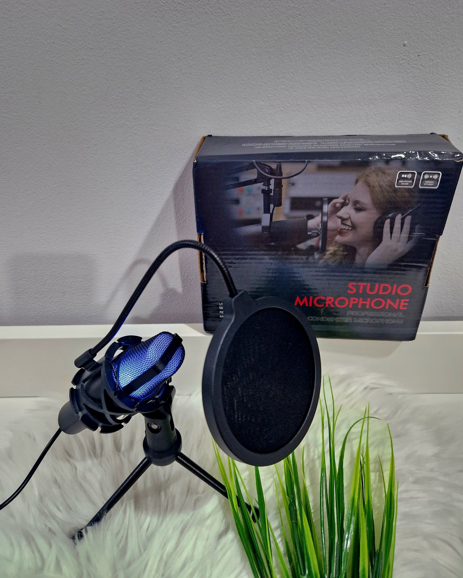 Microfone RGB novo