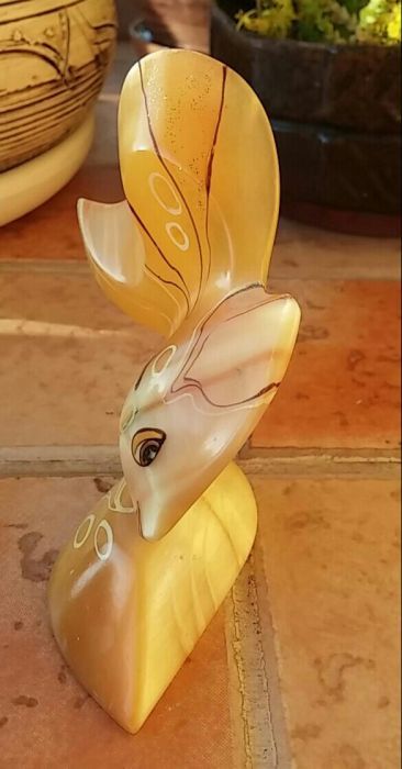 Сувенир фигурка статуэтка подарок рыба золотая рыбка оникс