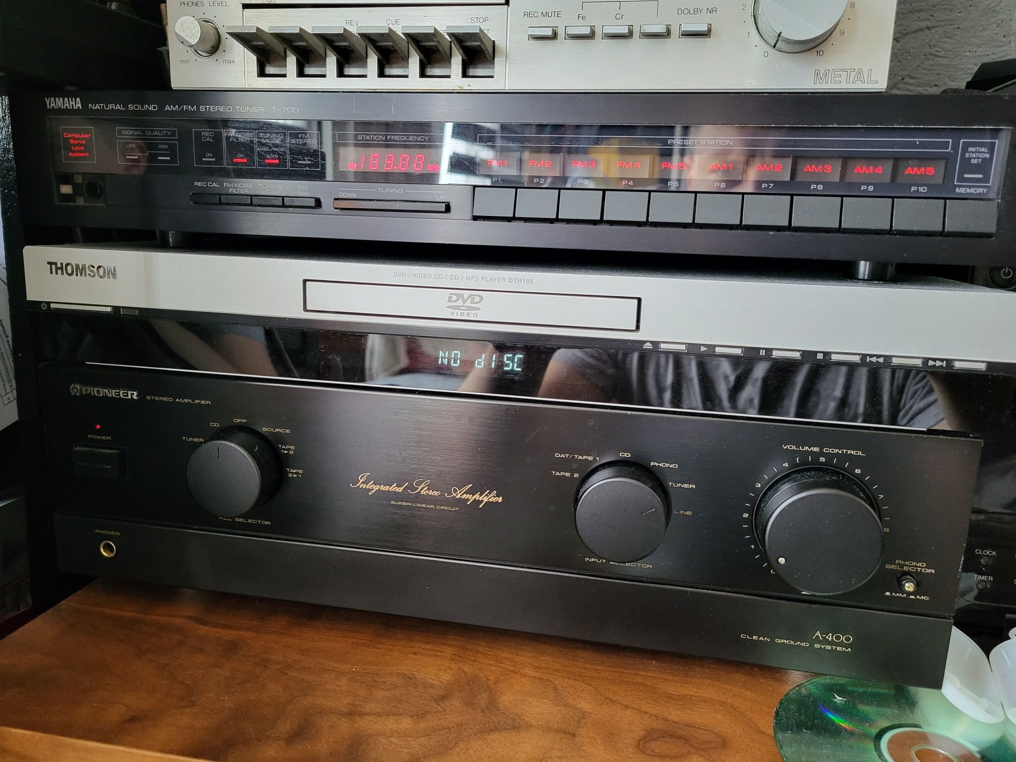 Odtwarzacz CD/DVD Thomson DTH195 Sper Jakość CD Pilot