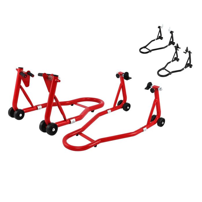 Cavalete universal moto - Suporte dianteiro/traseiro capacidade 450kg