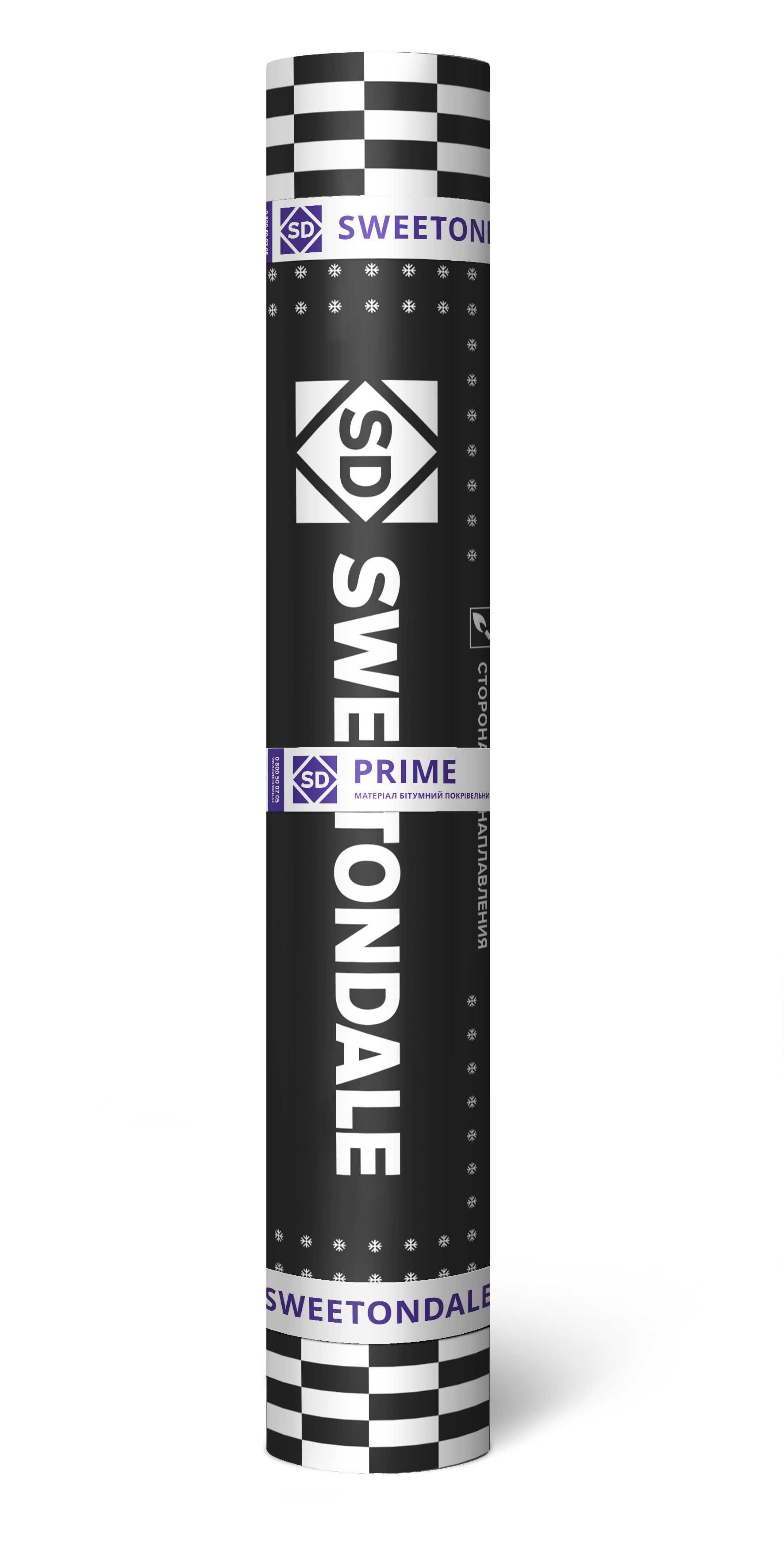 Еврорубероид SWEETONDALE PRIME низ (полиэстер) 2,5 (15м2/рул.)