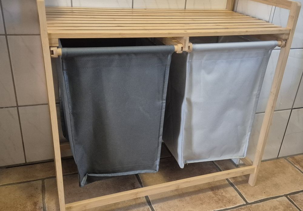 Kosz na pranie bambusowy