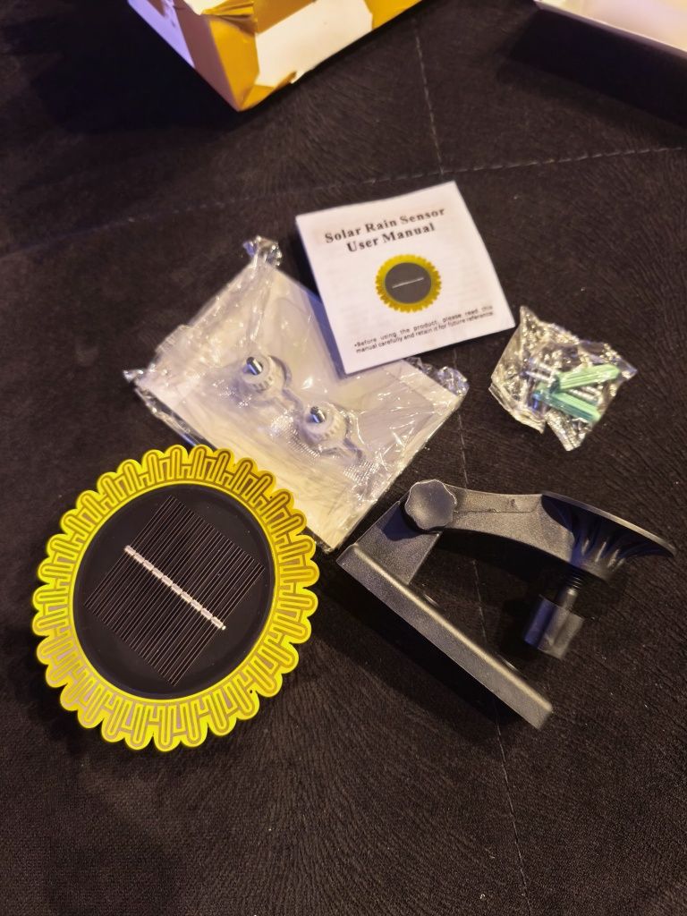 Sensor de chuva solar