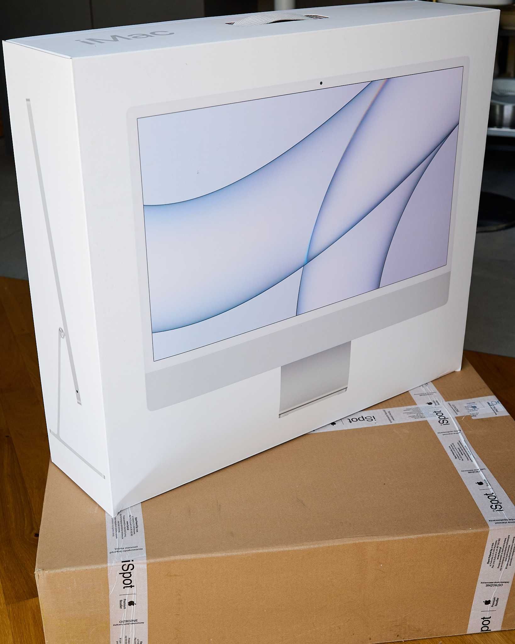 iMac 24" M1 RAM 8Gb SSD 256Gb Srebrny
