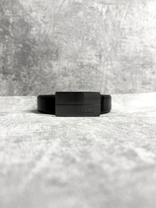 Кожаный ремень giorgio armani hugo boss натуральна шкіра