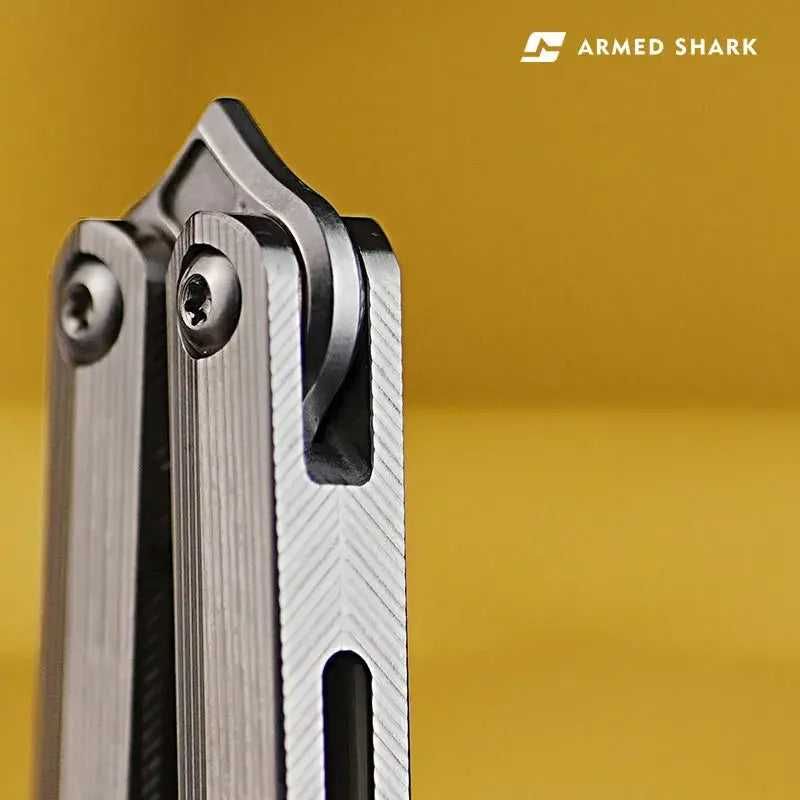 CK-SR Armed Shark Титан тренировочный нож бабочка балисонг Новый!