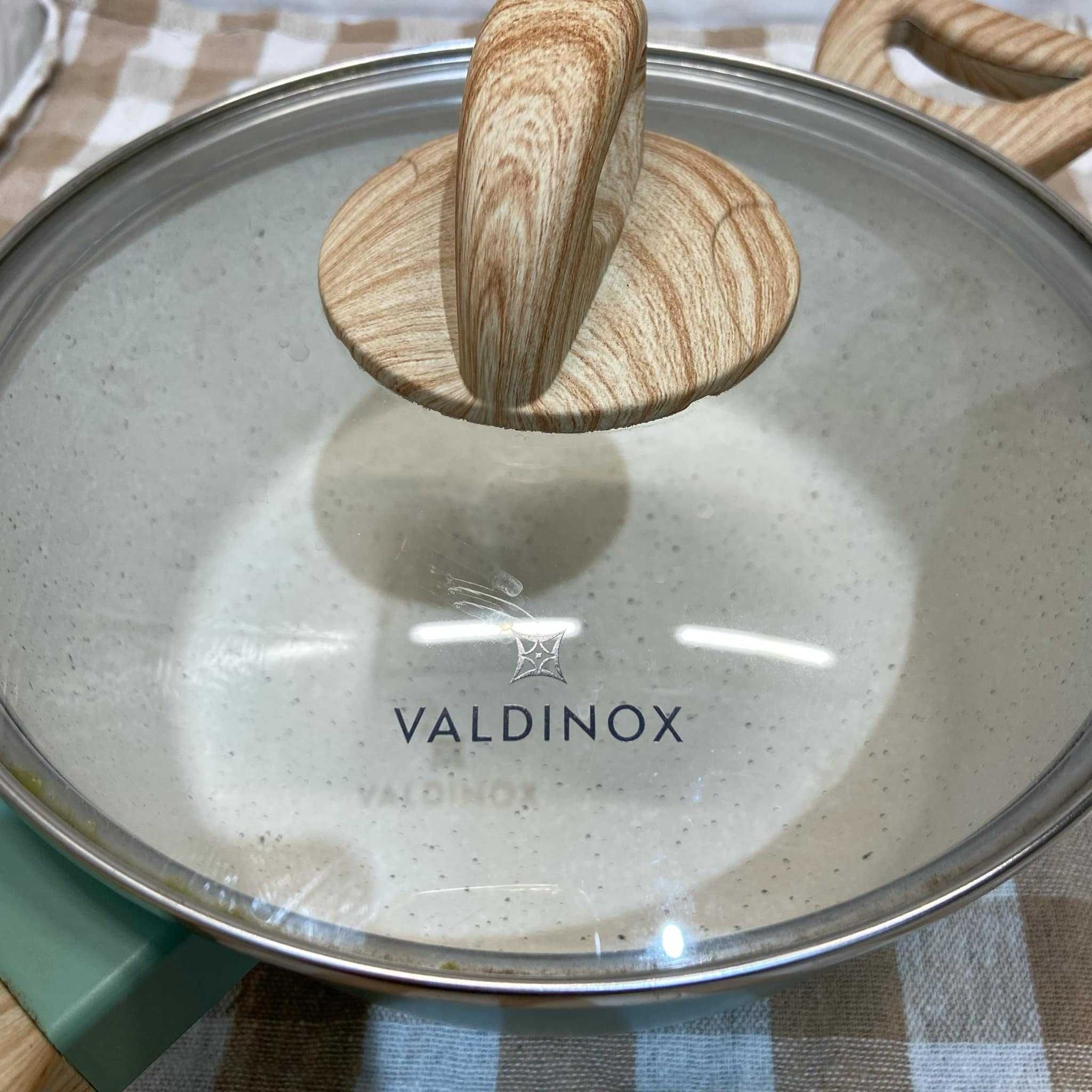 Garnek Valdinox z pokrywką miętowy Indukcja Gaz Vital 2,4L
