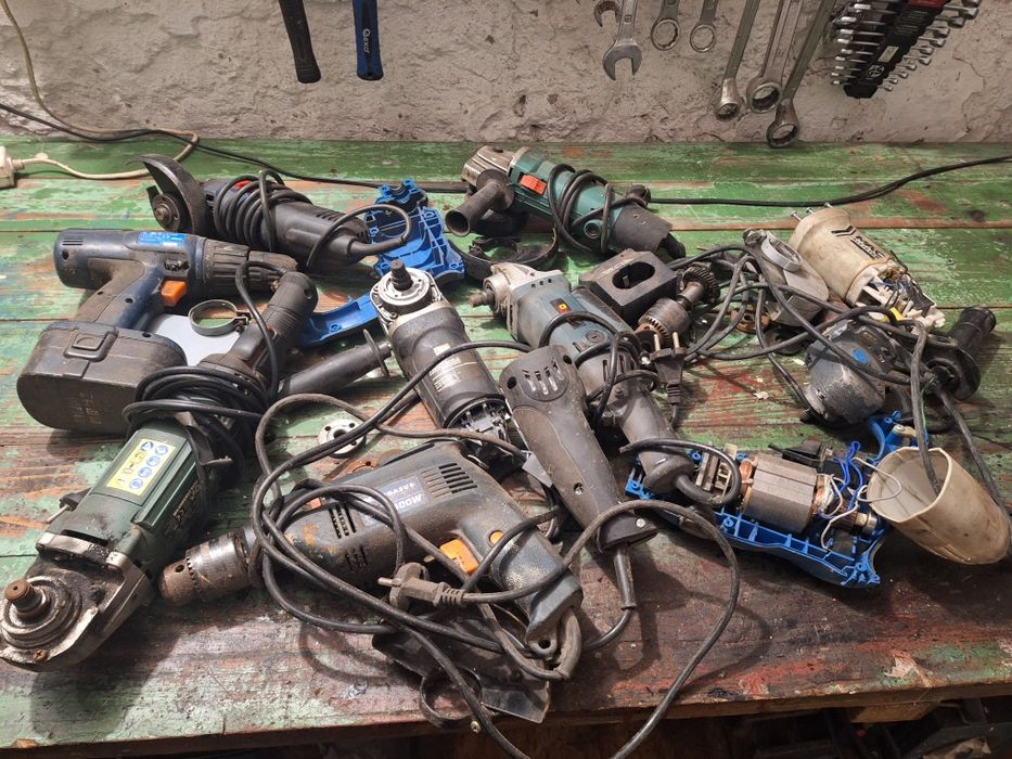 Uszkodzone elektronarzędzia