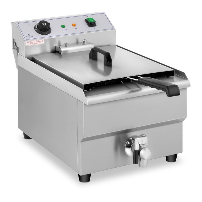 Frytownica elektryczna Royal Catering 3500W 16L z kranem