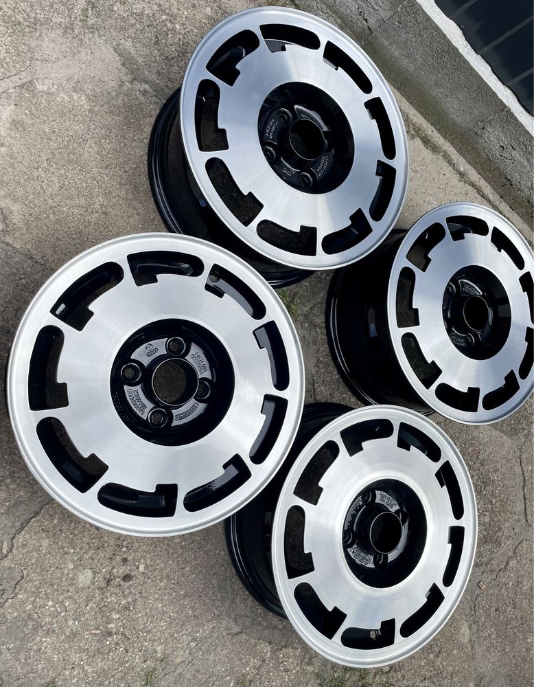 Felgi PIRELLI 4x100 14” 6j et 38 VW golf MK1 MK2 CAddy cult