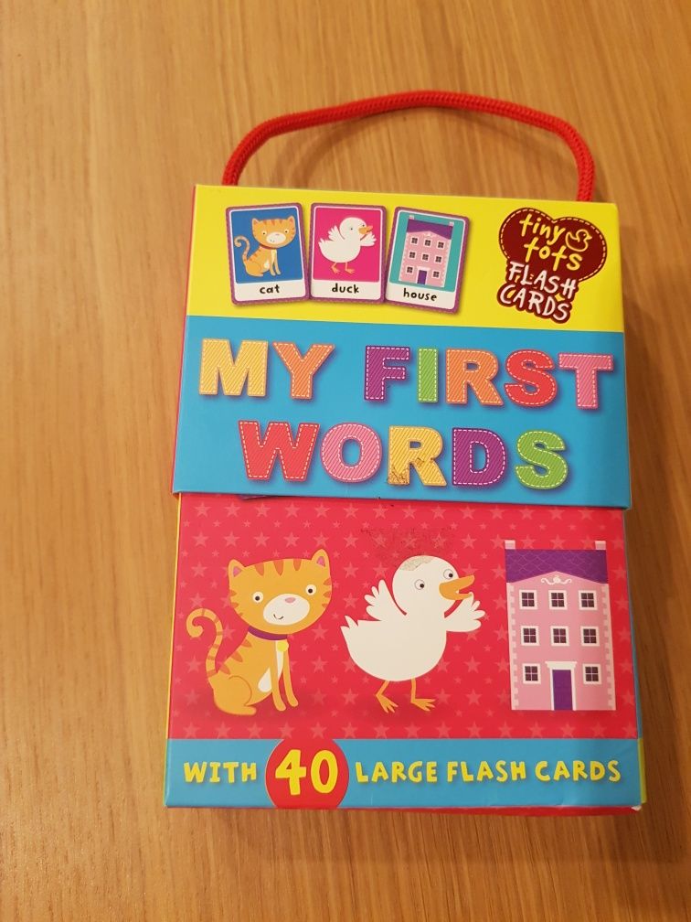 Flashcards Tiny Tots - My first words 40 kart