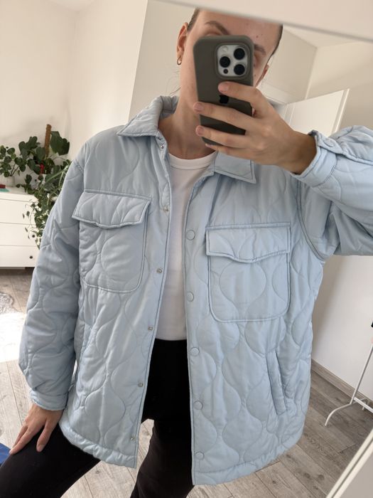 Kurtka pikowana H&M oversize